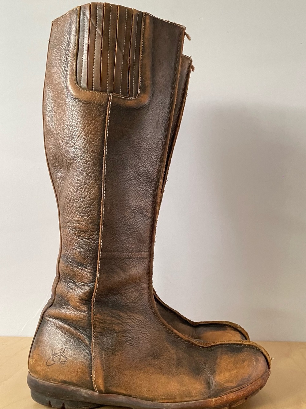 John Fluevog Tall Leather Boots | US 9
